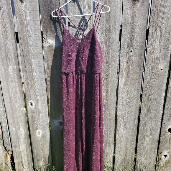 Purple Jumper with Silver thread thru out - Picture 4 of 4